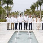 El presidente Luis Abinader  y David Collado realizo el corte de cinta en la inauguración del lujoso hotel Secrets Tides Punta Cana